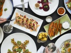 Fried Delights A bunch of different types of food on a plate on a table