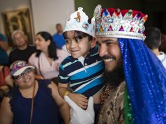 Three Kings Day A group of people posing for the camera