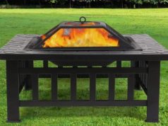 Staying warm with a brazier – Chase away the cold with a brazier A close up of a lush green field