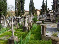 Scenes from a Paraguayan Cemetery A wooden statue in a park