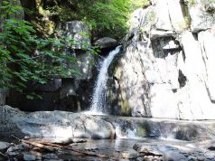 My Adventures in Gulf Hagas, the Grand Canyon of Maine A large waterfall and a pool of water