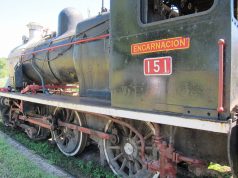 Paraguay train A train on a steel track