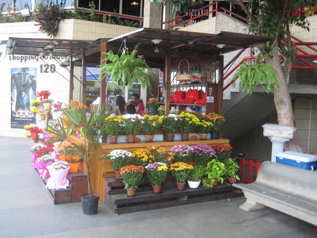 A store inside of a building