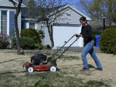 Manual Reel Mowing Adventures, Tips and Pointers A person in a yard