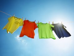 Drying Clothes p2 – Secando la Ropa p2 A close up of a flag