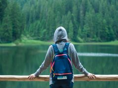 Benefits of maintaining a good lifestyle a women standing at outside of location